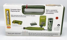 Proxxon Complete Glass Engraving Set 38 635 New Sealed Box