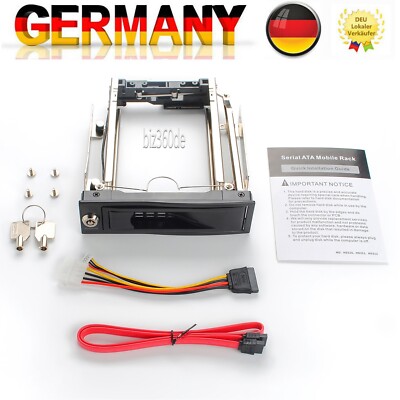 3.5'' trägerloser SATA I/II/III Festplatten Einschub Wechselrahmen für Laufwerk