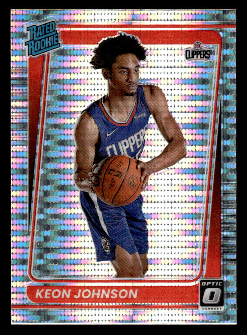 Keon Johnson 2021-22 Donruss Optic Fanatics Box Set #192