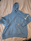 Carhartt  ADULT XL TALL OUTDOOR WORK HOODIE Sweatshirt  Blue