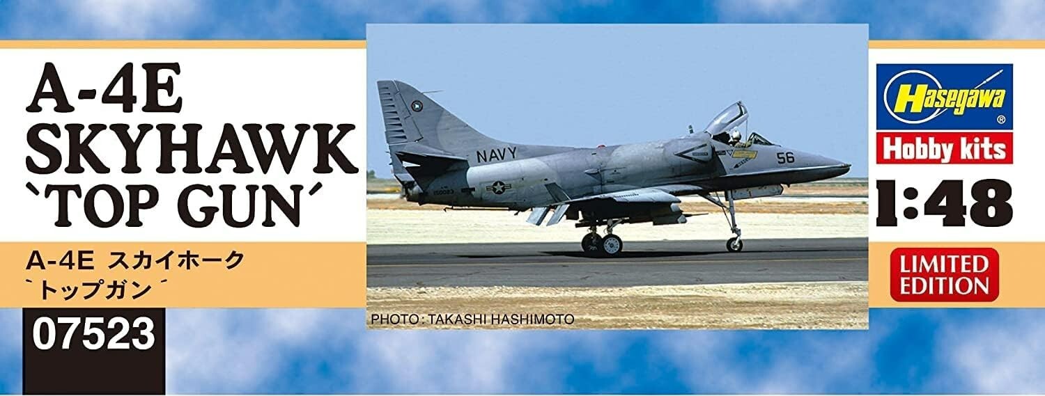 Hasegawa 07523 Skyhawk Top Gun A-4E Model kit 1/48 Japan | eBay