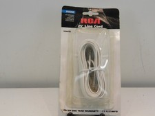 RCA phone line cord 25' long inv736p3 white in color replacement for jack to ph