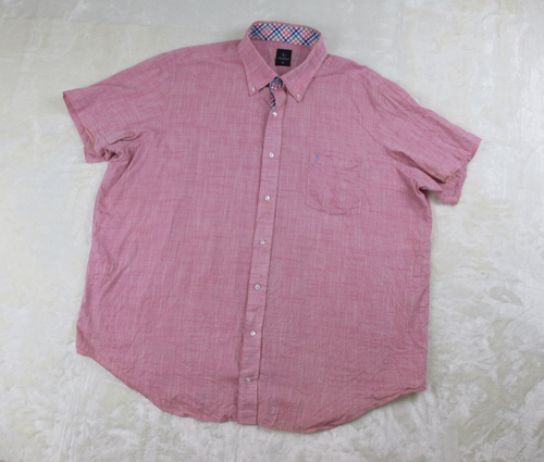 Tailorbyrd Shirt Mens 2XL XXL Red Button Up Golf Golfing Outdoor Casual* - Picture 2 of 13