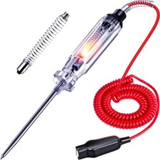 Heavy Duty Automotive Circuit Tester, Premium 6-24V Test Light with Extended Spr