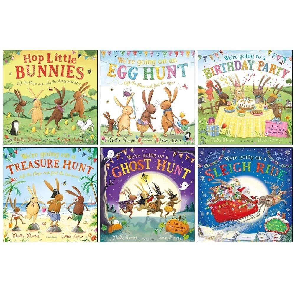 The Bunny Adventures Series 6 Books Collection Set By Martha Mumford NEW