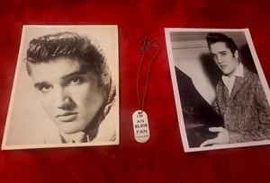 ELVIS PRESLEY 1956  ENTERPRISE  NECKLACE  ORIGINAL  WITH PHOTOS 1950S  ELVIS