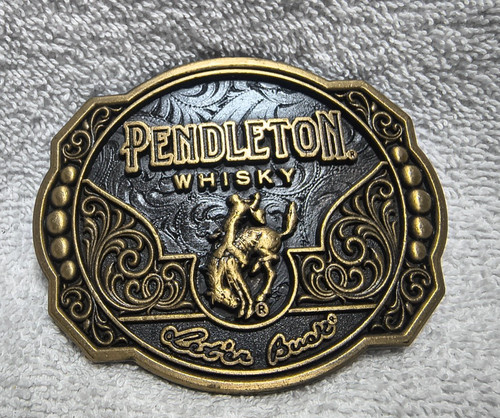 Montana Silversmiths Pendleton Whisky 2024 Let'er Buck Limited Edition Great 7