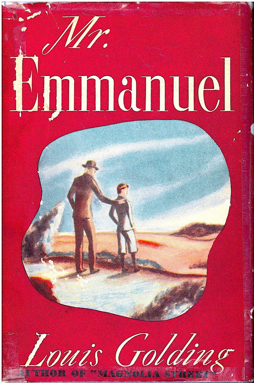 MR. EMMANUEL- Louis Golding 1939- Old Codger has Dangerous Adventure HC VG+
