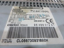 Autoradio d'origine PEUGEOT 807 6564K9