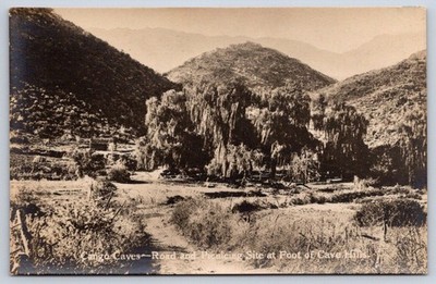 Antique South Africa Postcard OUDTSHOORN Cango Caves Road RPPC