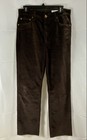 Rag & Bone Women's Harlow Mid-Rise Straight Corduroy Pants Dark Brown Size 29 — photo 1