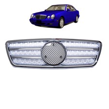 Sport Kühlergrill Chrom für Mercedes Benz E-Klasse (W210) Facelift ab 1997-2002 Sport Kühlergrill Chrom für Mercedes Benz E-Klasse (W210) Facelift ab 1997-2002
