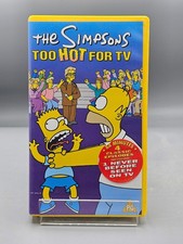 The Simpsons - Too Hot For TV (1999) VHS Video Tape - Vintage PAL Cartoon Comedy