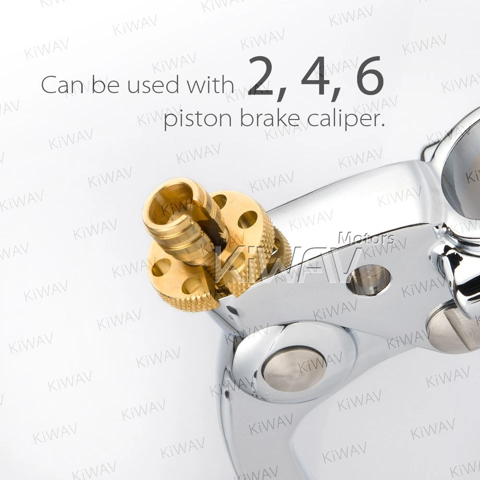 cromo moto 1" manillar control cable embrague freno hidráulico aspecto limpio Foto 4 de 4