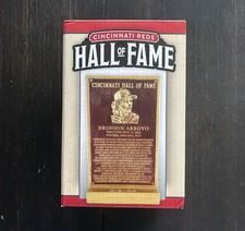 Cincinnati Reds Bronson Arroyo Hall of Fame Induction Plaque 2023 Original