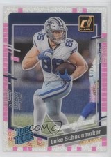 2023 Panini Clearly Donruss Rated Rookie Techno 1/10 Luke Schoonmaker #73 0nw5