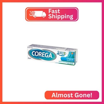 Corega Extra Strong - Denture Adhesive Cream - 40g