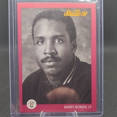 Leaf 1991 Studio Barry Bonds Pittsburgh Pirates #222 Base Set Baseball Card