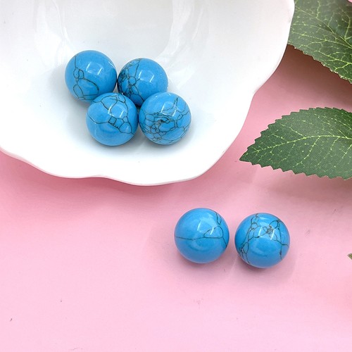 7-10 Pcs Mixed Quartz Crystal Gem Ball Carved Accessories Turquoise Natural - Picture 33 of 48