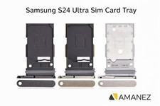 Single Sim Card Tray Replacement OEM For Samsung Galaxy S24 Ultra 5G