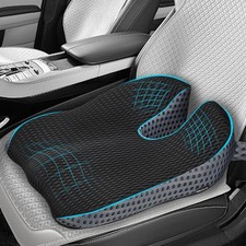 Car Seat Cushion Memory Foam Car Wedge Seat Cushion For Driving Height Booster