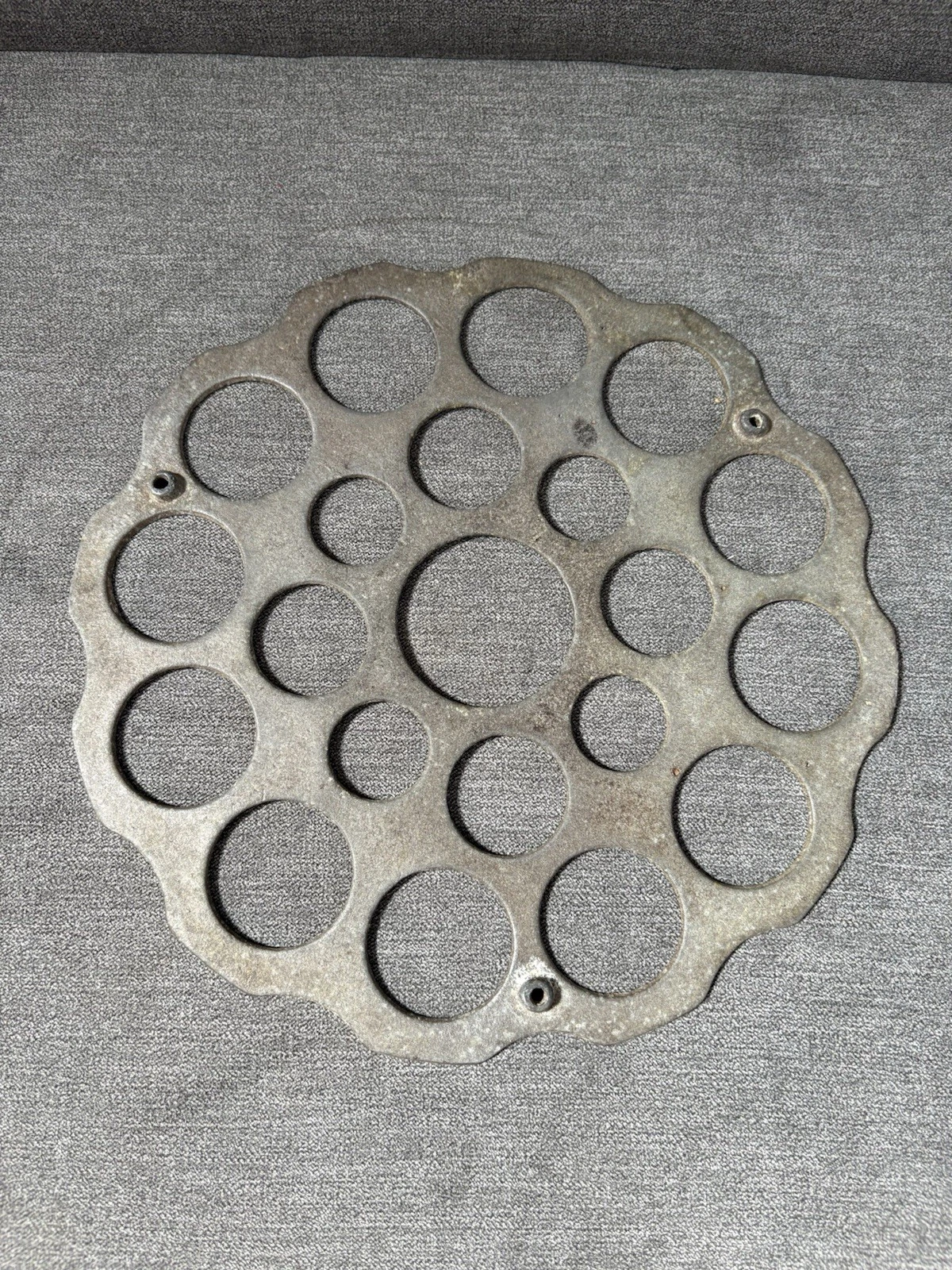 Vintage Aluminum Trivet for Roaster Dutch Oven Meat Rack 10.5”