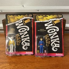 Reaction Willy Wonka And The Chocolate Factory Violet Mike Super 7 Figures