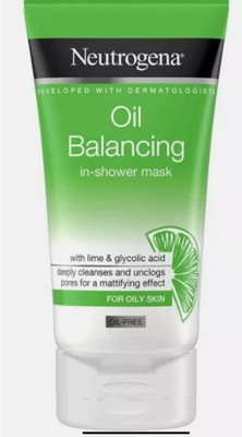 New Neutrogena Oil Balancing In-Shower Mask For Oily Skin 5.07 oz - Lot of 4