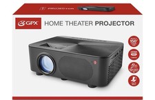 GPX PJ609B Home Theater Projector 720p 2500 Lumens HDMI USB VGA SD Black