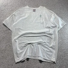 Vintage Starkey Shirt Mens 3XL Gray Oneita Power T Promo Logo Graphic Tee 90s