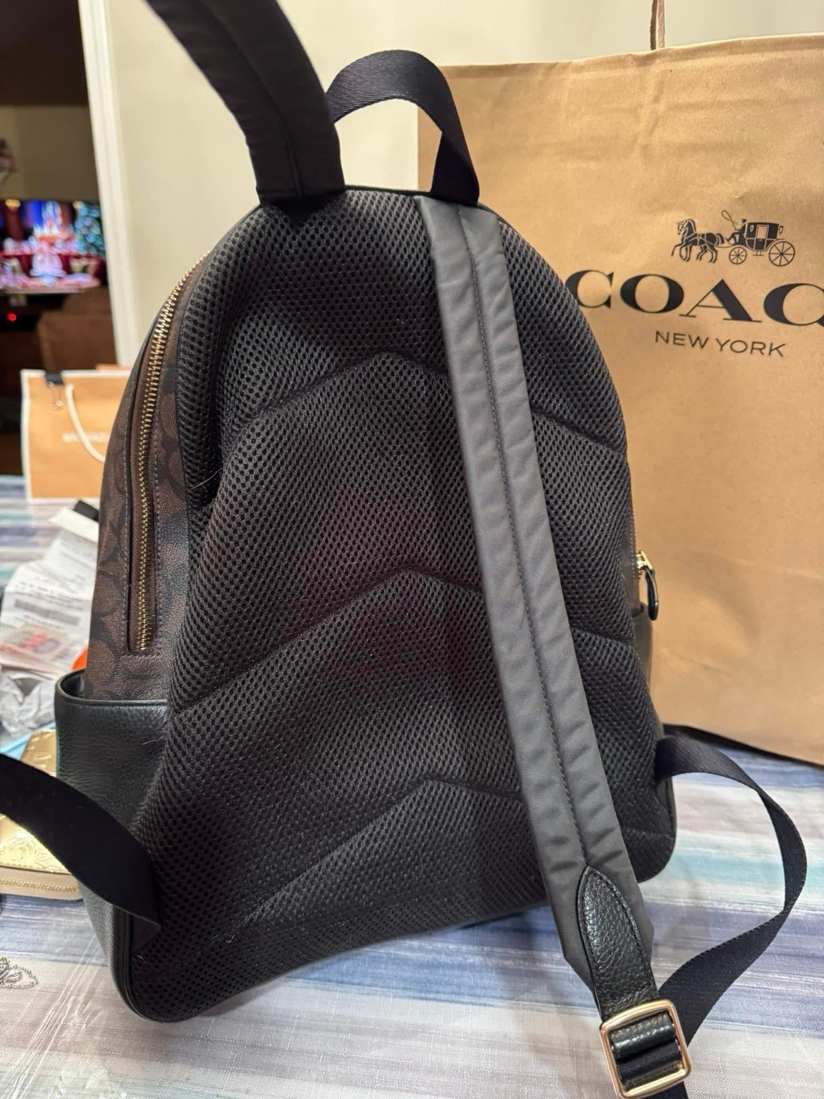 Double Zip Backpack Coach - image 14