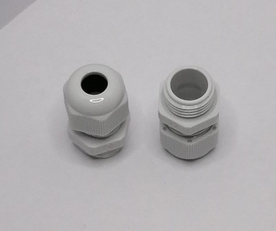 10 Stk Essentra Components Kabelverschraubung M16x1,5 Lichtgrau IP68 Metrisch