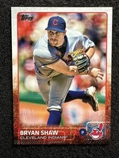 BRYAN SHAW #425 2015 Topps Baseball QTY Cleveland Indians