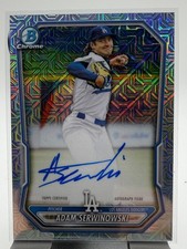 2026 Bowman Chrome Mojo Refractor Auto Adam Serwinowski #BMA-ASE Brewers