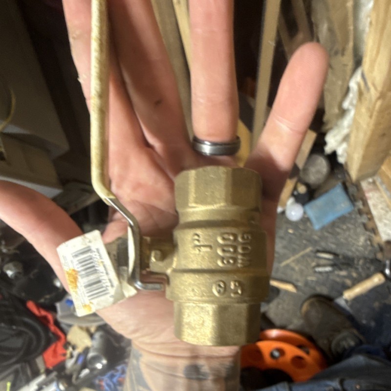 Reliance Brass Ball Valve 1 in NPT Manual 600 psi Water Natural LP Gas