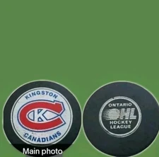 KINGSTON CANADIENS OFFICIAL GAME PUCK Made In CANADA VICEROY Mfg  VINTAGE 🏒 OHL