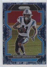 2021 Panini Prizm Navy Camo Prizm 6/25 Robby Anderson #312 0c6