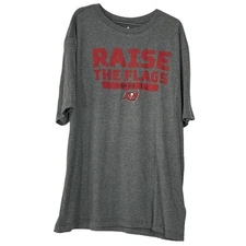 NFL Tampa Bay Buccaneers Raise the Flags T-Shirt Mens 2XL / XXL New With Tags