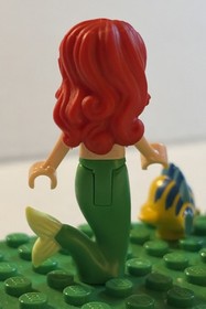 Lego Mini-figure Disney The Little Mermaid; Ursula, Ariel, Flounder- Lot Of 3