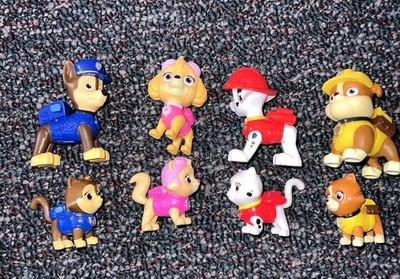 Paw Patrol Kitty Catastrophe Crew Figure Lot Cats Dogs Figure Spin Master Set
