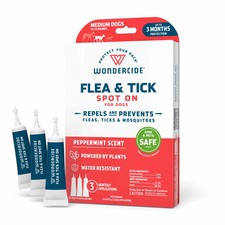Wondercide Flea  Tick Spot On for Medium Dogs - 3 Month Supply