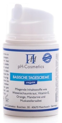 Basische Tagescreme pH 7, 5 Creme für den Tag, Basencreme, ph-Cosmetics, 50 ml