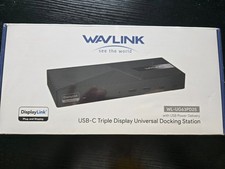 WAVLINK Displaylink Docking Station 3 MONITORS with 130 W Power Delivery
