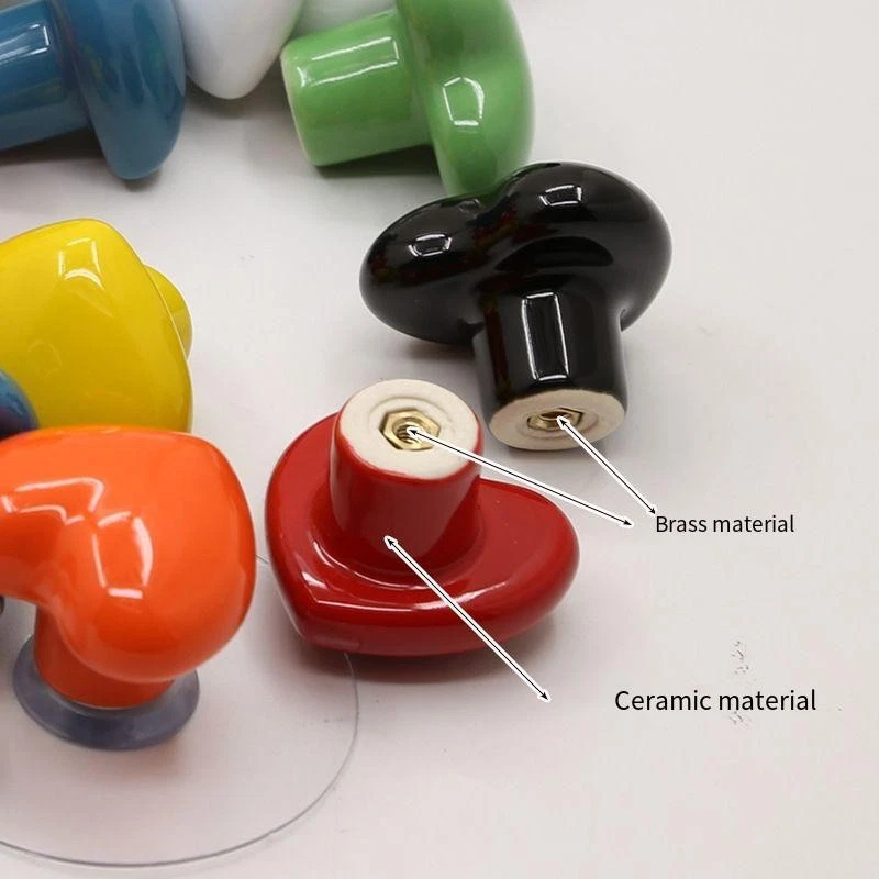 Vintage Door Knobs Classic Ceramic Cupboard Cabinet Drawer Pull Handles Room - Image 3 of 4