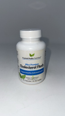 CRYSTAL PEAKS NUTRITION Cholesterol Flush 60 Capsules 10-2028