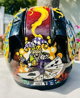 Icon Alliance Lucky Lid/Full Face Helmet/Mirrored Visor/Grim