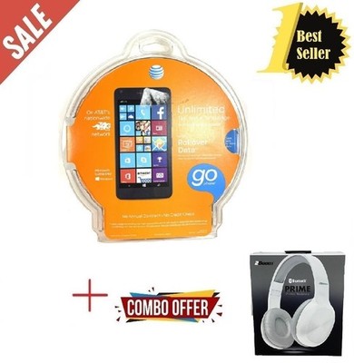  Best Combo Sales  At&t cell phone  BONUS Wireless Bluetooth Headphones