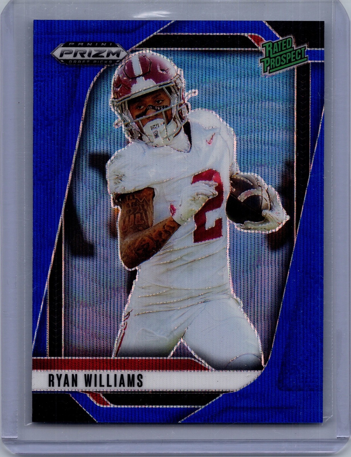 2025 Panini Prizm Draft Picks #151 Ryan Williams Prizms Blue Wave #/299