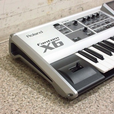 Roland Fantom-X6 Workstation Synth Tested w/ SRX Boards Soft Case from Japan