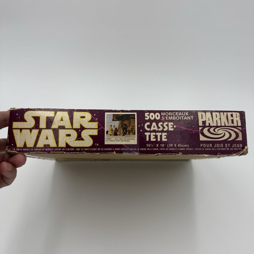 1977 Star Wars 500 Piece Jigsaw Puzzle Selling of Droids Parker Bros - Picture 2 of 5